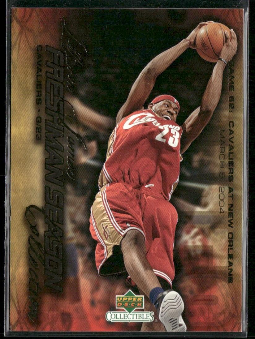 2004 Upper Deck Collectibles LeBron James Freshman Season #65 LeBron James