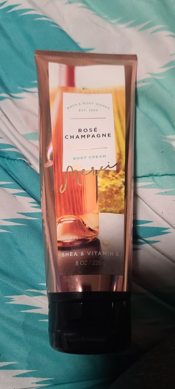  BATH & BODY WORKS ROSE CHAMPAGNE ULTRA SHEA BODY CREAM 8 OZ