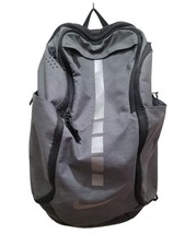 Nike Elite Backpack Gray Silver Basketball School Laptop Athletic Sports Bag