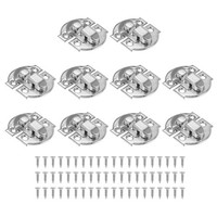 Kleiner Metallkasten-Knebelverschluss,10Er-Pack,Silber