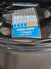 Vintage Black & Decker The Classic Steam Dry Iron Tested 