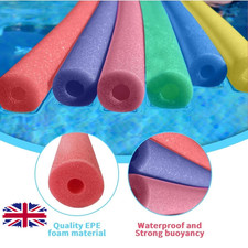 Swimming Pool Noodle Float Aid Woggle Foam Flexible Water Tube for Kids Adults