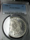 1888-O Morgan Dollar Silver ---- PCGS MS-63+ Graded Looks PL?! Coin ---- #313C