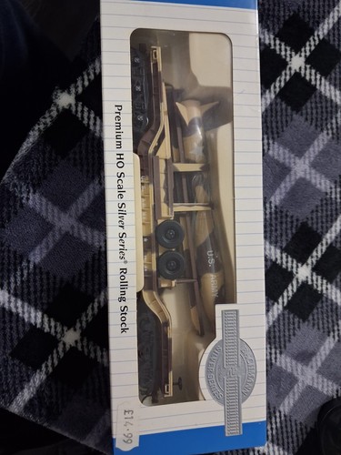 Bachmann HO Scale Silver Series 18344 52' Center Depressed Flat Car | Condition: New