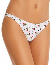 Onia Ashley Rose Bikini Bottom SZ M Ivory-Multi 95