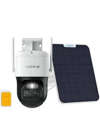 REOLINK Trackmix LTE 4G Cellular Security Camera 4K Wireless Solar Battery Cam