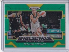 Breanna Stewart 2022 Panini Prizm WNBA Widescreen Green Prizm #11 Seattle Storm