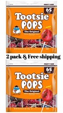 Tootsie Pops, The Original, Assorted Peanut Free and Gluten Free Lollipops 130 C