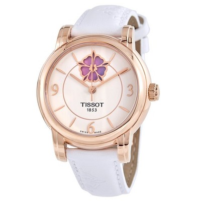 Tissot Ladies Lady Heart Automatic White Dial Watch - T0502073701705 NEW