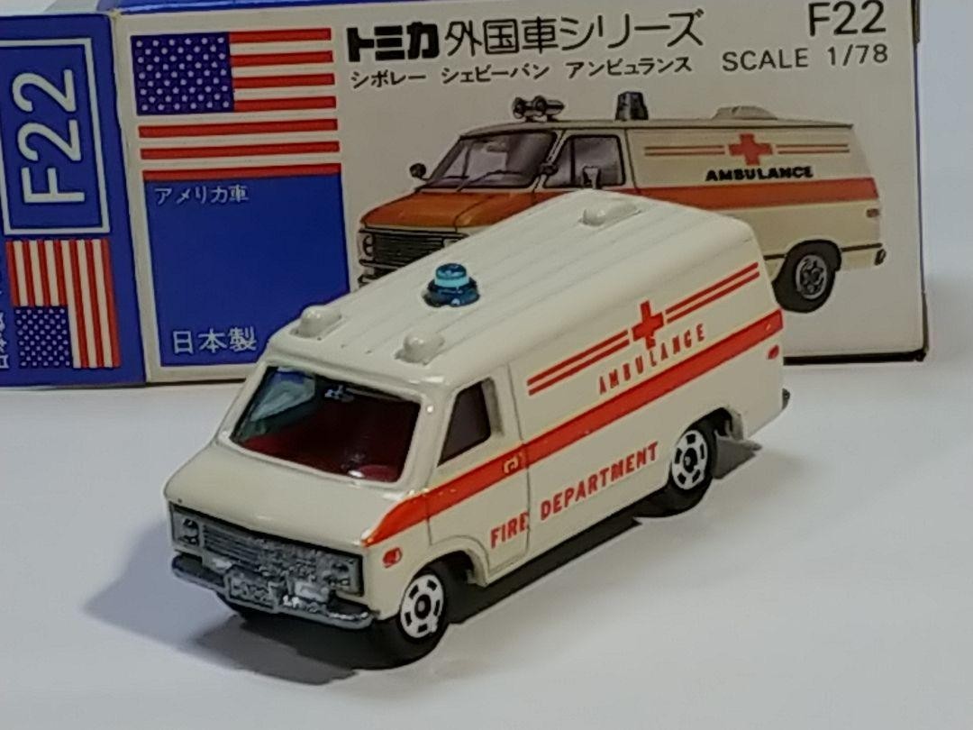 トミカ F22 外国車シリーズシボレー1/78