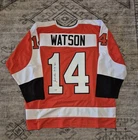 JOE WATSON Signed Autographed Philadelphia Flyers Hockey Jersey JSA COA