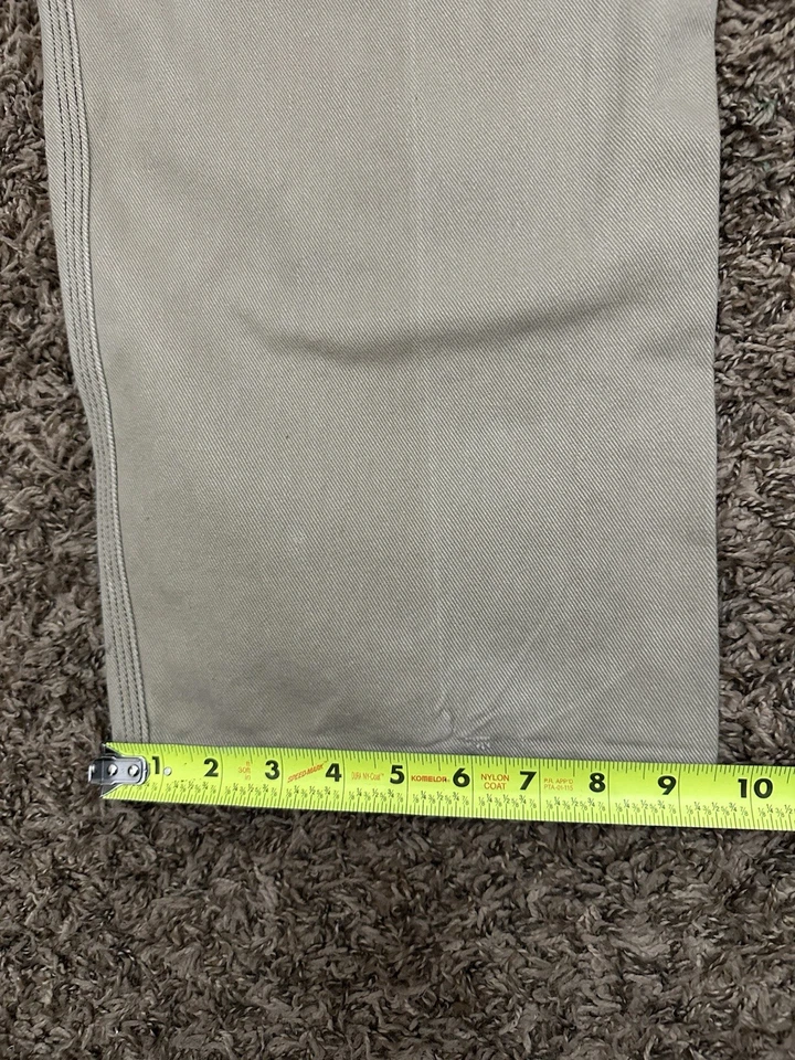 Pantalones de mezclilla deportivos vintage Y2K Paco beige holgados urbanos para hombre 34x32 Foto 2 de 4