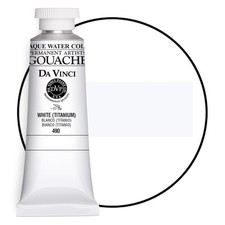 Professional Artist Gouache Paint, White, 37mL