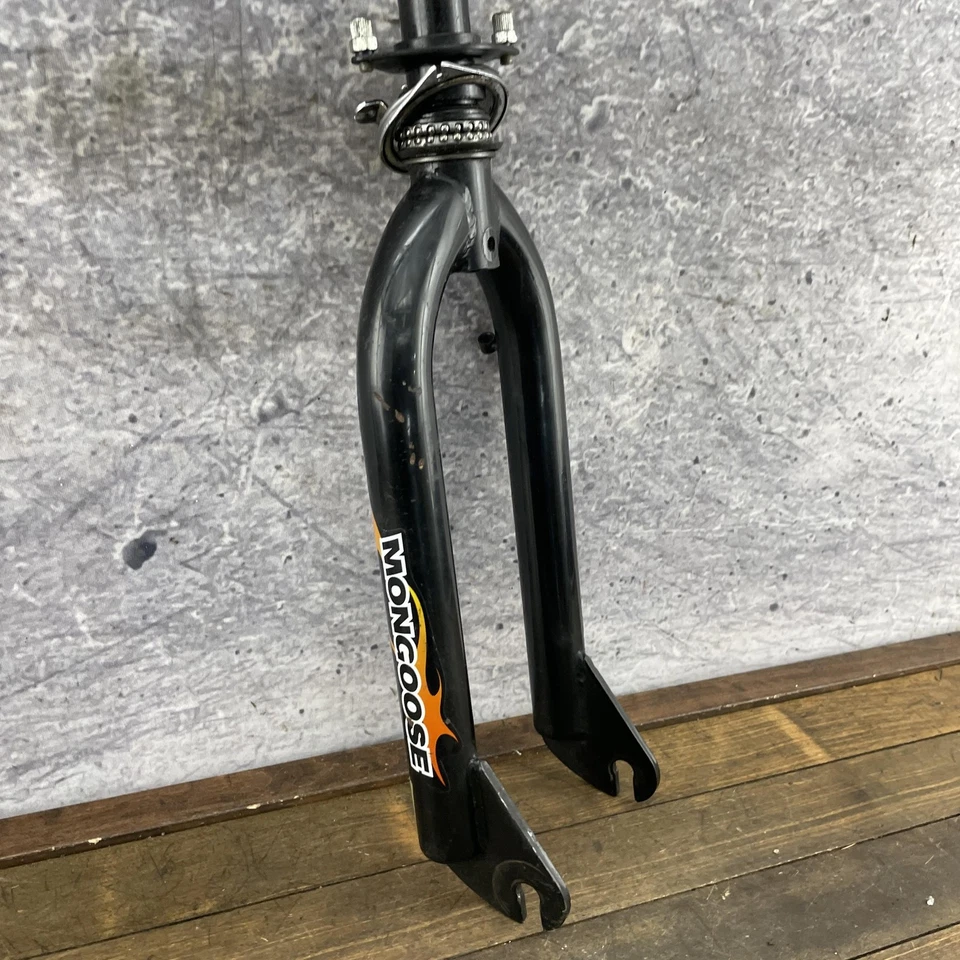 Mongoose HoopD BMX Fork 1 1/8 Threadless 20 Vintage Old School Black FReestyel - Image 2 of 4