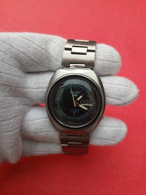 Vintage Seiko 5 Sports Automatic 21 Jewels 6319-8070 Japan Men's