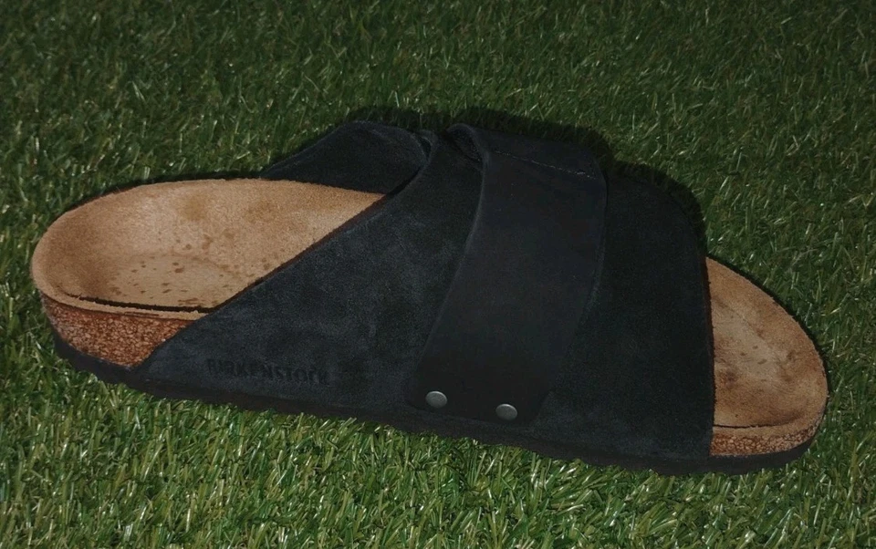 Birkenstock Kyoto couro preto nobuck/camurça EU39 US8 Wmn's  - Imagem 4 de 4