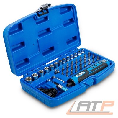 BGS AKKU-SCHRAUBENDREHER INKL. BIT- UND STECKSCHLÜSSEL-SATZ 41-TLG STIFT PC BITS