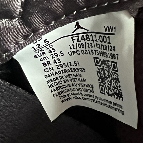 Jordan Retro 3 A Ma Maniere While You Were Sleeping Sz 11 M / 12.5 W FZ4811-001 - Picture 9 of 9