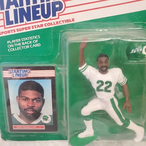 Starting Lineup 1989 Edition Kenner Erik McMillan Figure Collector Cards - Picture 2 of 4
