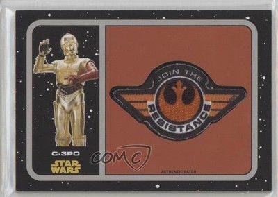 2015 Topps Star Wars: Journey to The Force Awakens Manufactured C-3PO Patch g7i
