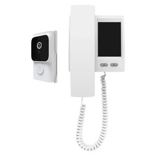 Video Door Phone System, 3.5 Inches IPS Screen Monitor Wireless Doorbell Kits...