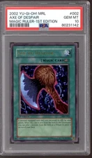 Yu-Gi-Oh Magic Ruler 1st Edition Axe of Despair MRL-002 PSA 10 GEM MINT YuGiOh