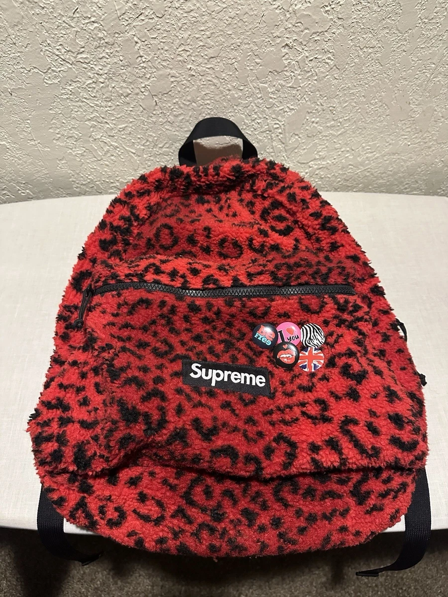 Supreme Fleece Backpack Bags for Men for sale | eBay