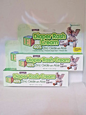 Natureplex Diaper Rash Cream Pack of 2, 40 Zinc Oxide with Aloe 4.5 Ounces