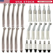 NSK Style Dental E-generator LED High Speed/Slow Low Speed Handpiece Kit 4/2Hole
