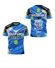 Motorrad Sommer Neu 3D Druck Extremsport Rundhals T-Shirt