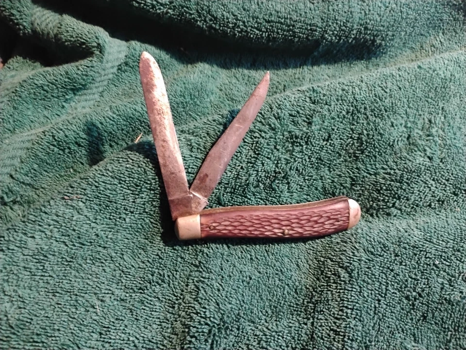 Vintage Schrade 250T Old Timer 2-Blade Folding Pocket Knife - Image 2 of 4