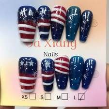 Handcrafted Press On Nails Reusable Artificial Nails for Women