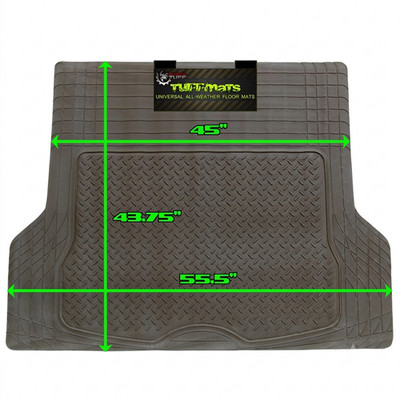 Universal Fit Trunk Floor Mats Heavy Duty Trimmable Waterproof Anti Slip Car Mat