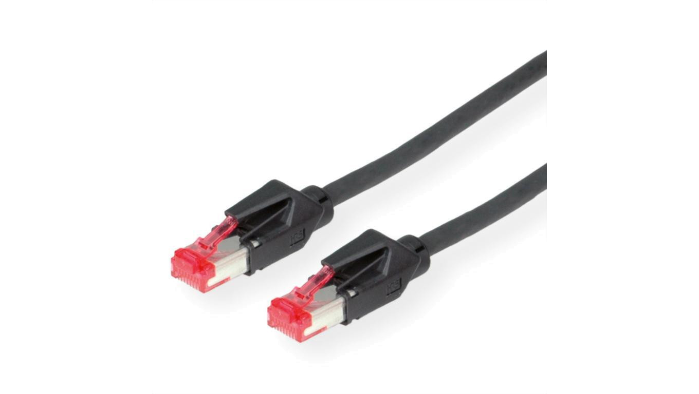 Кабель DRAKA S/FTP krosowy Cat.6 (класс E) H, черный, 1 м