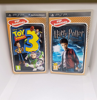 PSP Bundle Toy Story 3 + Harry Potter Halbblutprinz Essentials CIB Englisch
