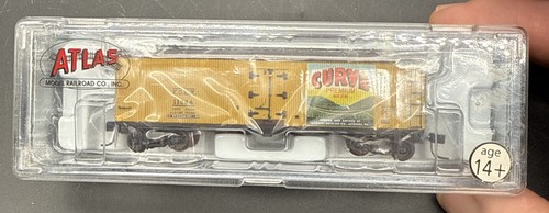 Cervezas Atlas escala N de cerveza curva Altoona 40' frigorífico madera #11824 nuevo en caja | Condition: New