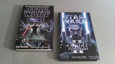 The Force Unleashed HC 1 & 2 First Ed. 1st Printing by Sean Williams
