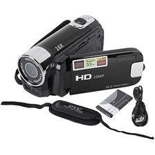NEW 1080P 16MP DV Camcorder 2.7" TFT Rotating Screen 16X Vlogging Camera