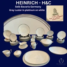 H&C Heinrich Grey Luster Bavaria "Select Dishes"