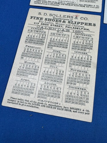 5 C.1885 Victorian Tradecards ~ Shoes & Clothing Related, Boston, Portland ME - Picture 8 of 12