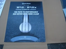 New Taylor Made TP 5  TP 5 X  Double  sided Cardboard Poster   28 x 22