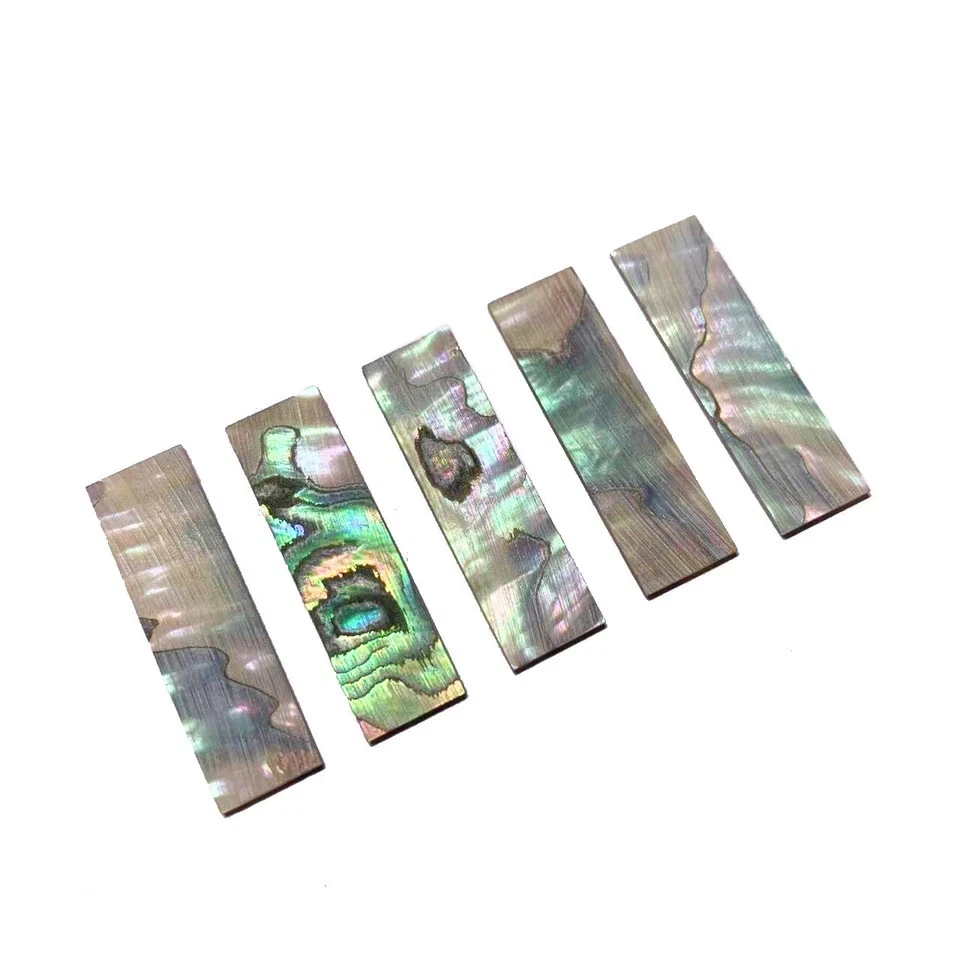 5x Abalone Rippled Flamed Inlay fit Violin Viola Bow Frog Slide Bow Cover - Image 3 of 3