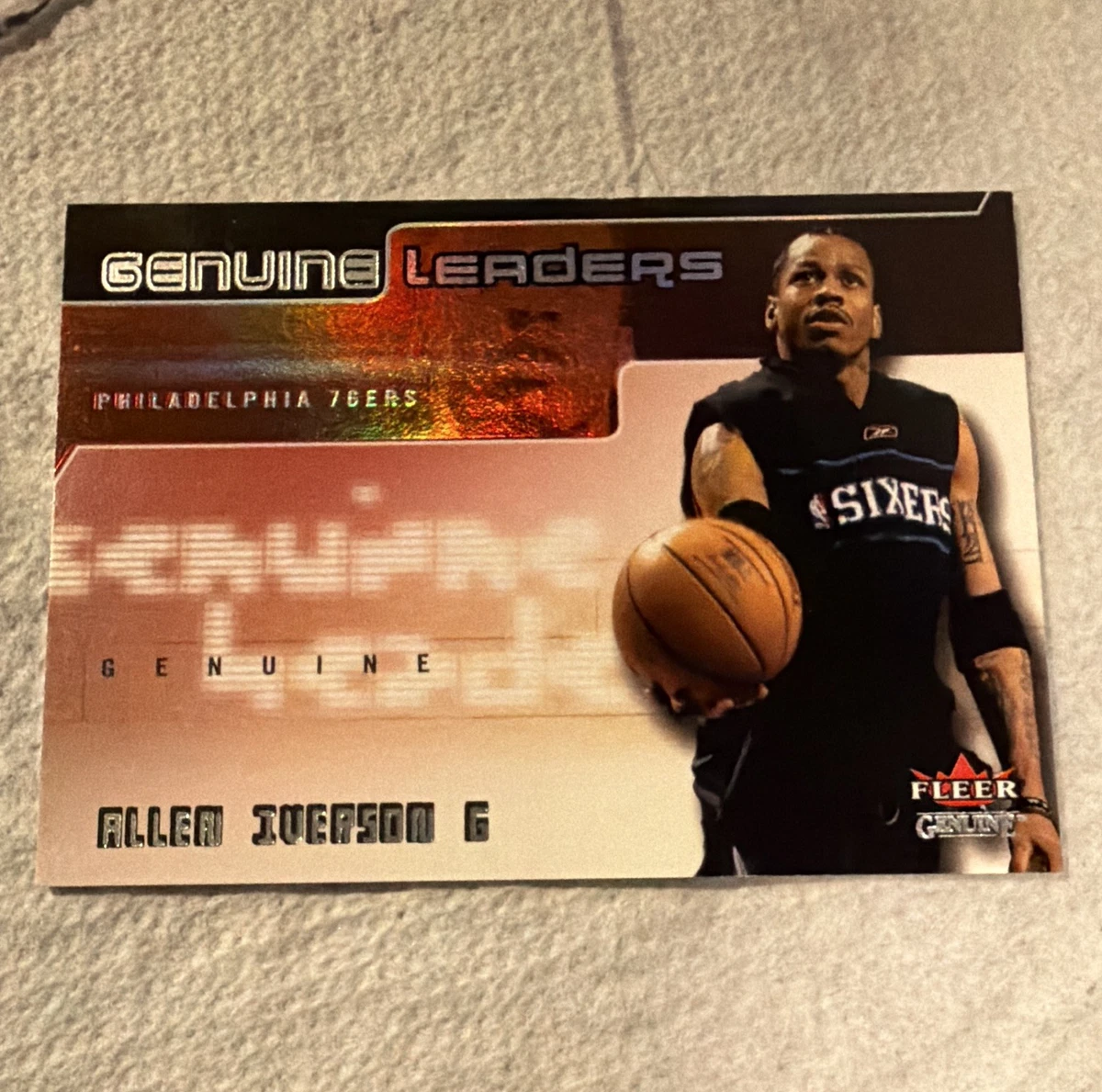 Fleer Genuine 2002-03 Allen Iverson #GL 1 for sale | eBay