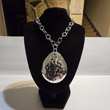 VTG 'SILPADA' Signed 18" Sterling Silver Necklace With Large 2.6" Pendant