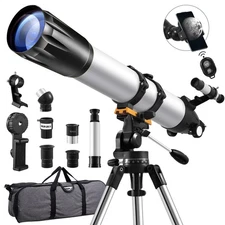 Professional Astronomical Telescope with High Tripod Lunar Mirror HD Viewing