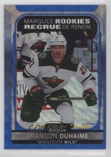 2021-22 O-Pee-Chee Platinum Marquee Rookies Blue Surge Brandon Duhaime #293 12u8