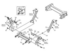 Meyer Snow Plow Md2 Ez Plus Mount Kit 17158 Chevygmc 4500-5500 05-06 4x4