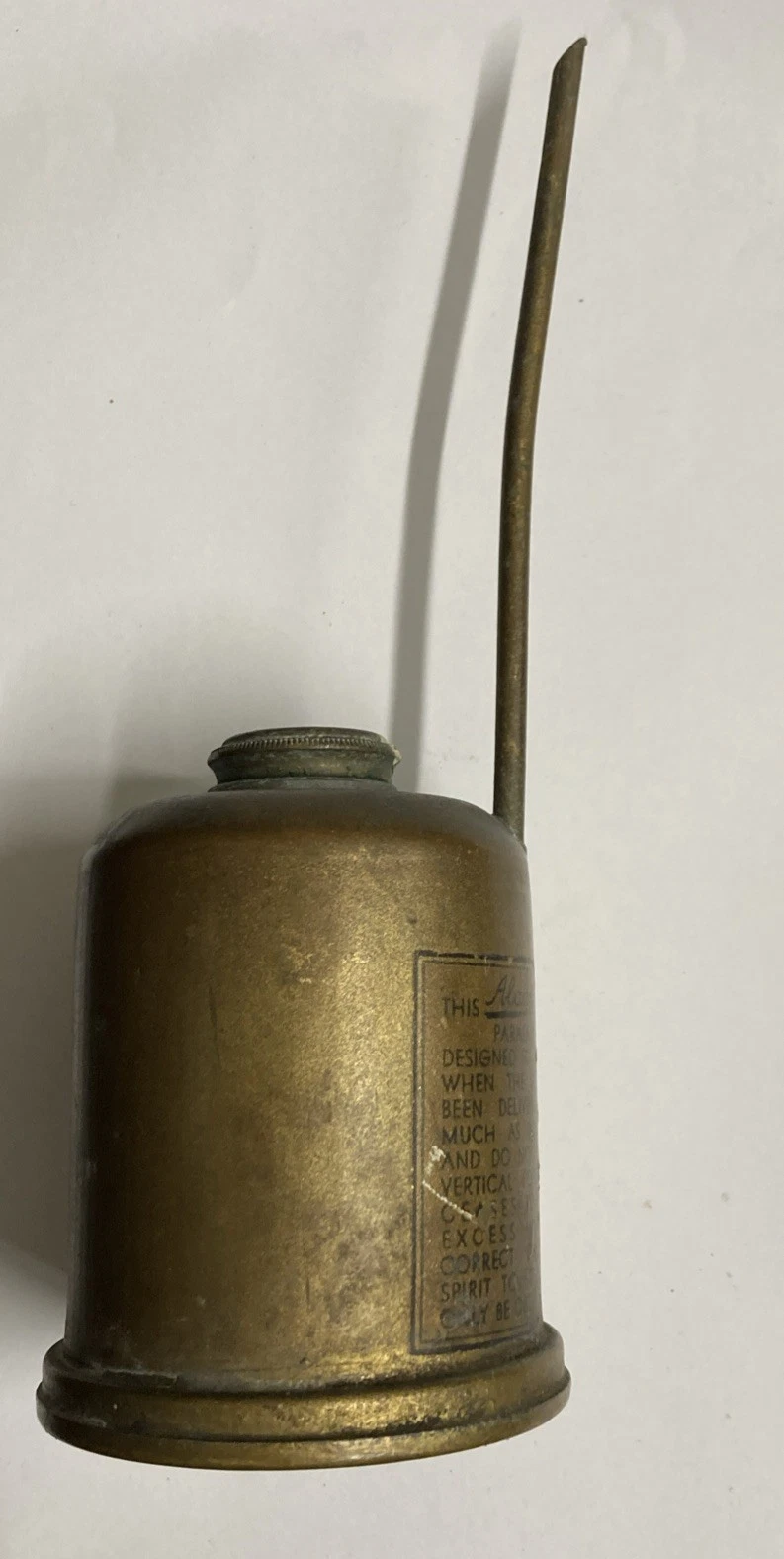 Antique/ Vintage Aladdin Paradiant Methylated Spirit Measuring Can - Picture 3 of 8