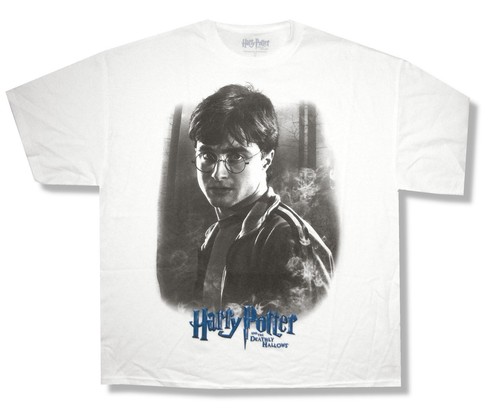 Harry Potter Face Jumbo Image White T 