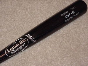 Cliff Lee 2010 World Series Game Bat Texas Rangers